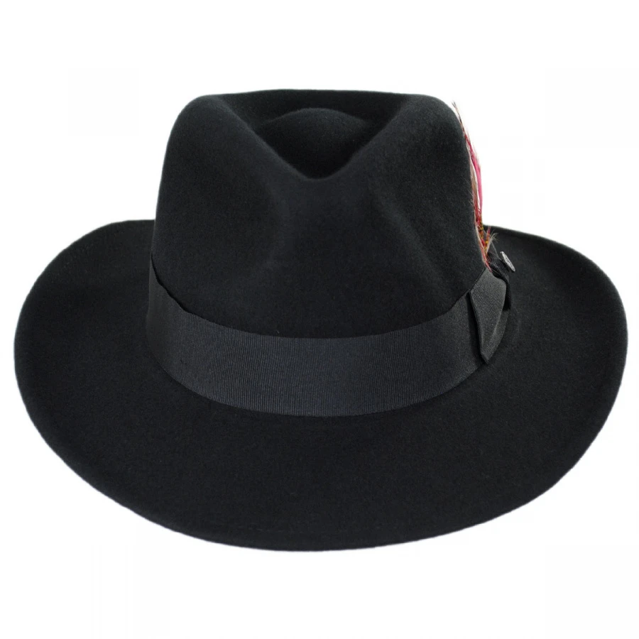 Ford Crushable Wool Felt Fedora Hat 3 Ford Crushable Wool Felt Fedora Hat