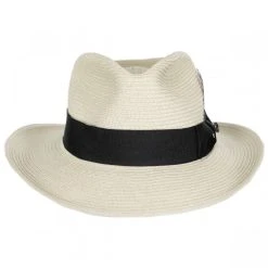 Summer C-Crown Toyo Straw Fedora Hat