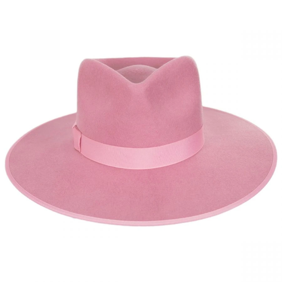 Wool Felt Rancher Fedora Hat 3 Wool Felt Rancher Fedora Hat