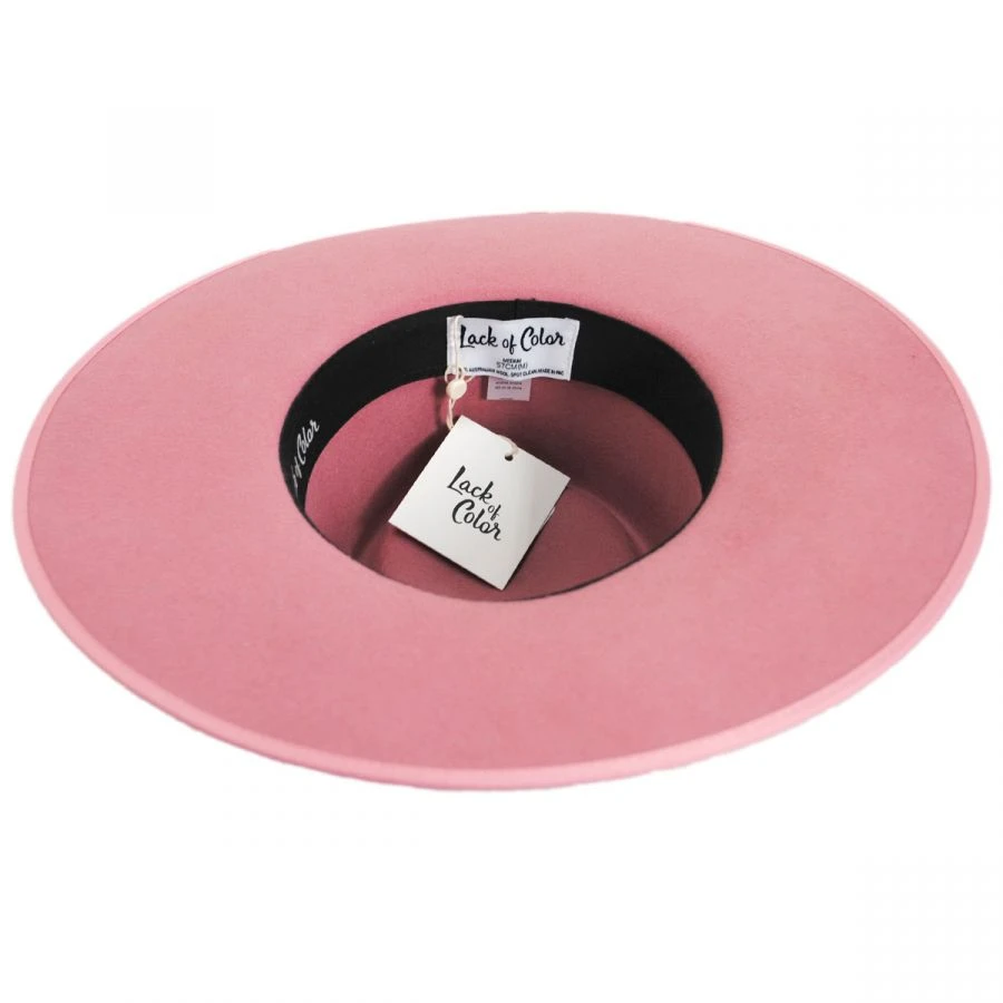 Wool Felt Rancher Fedora Hat 5 Wool Felt Rancher Fedora Hat - Image 3