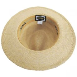 Scala Slider Toyo Straw Safari Fedora Hat -Bailey Hat Shop 354932