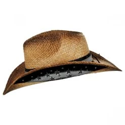 Star Spangled Toyo Straw Western Hat -Bailey Hat Shop 370019