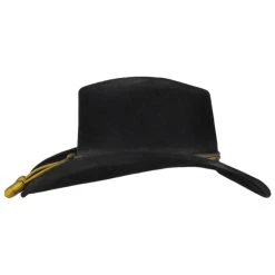 Alternative view of Stetson John Wayne The Fort Wool Felt Crushable Western Hat - Black