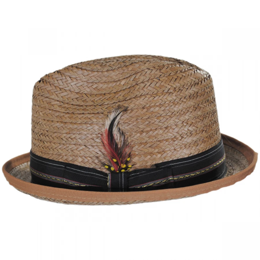 Coconut Straw Stingy Fedora Hat 4 Coconut Straw Stingy Fedora Hat - Image 2