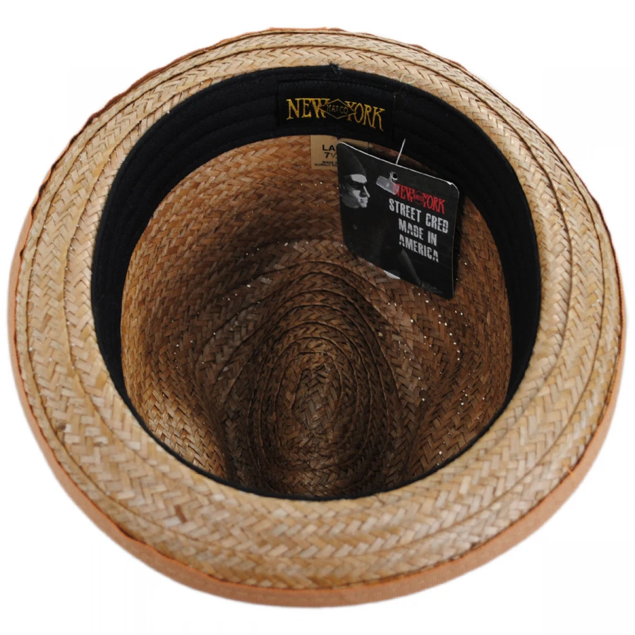 Coconut Straw Stingy Fedora Hat 5 Coconut Straw Stingy Fedora Hat - Image 3