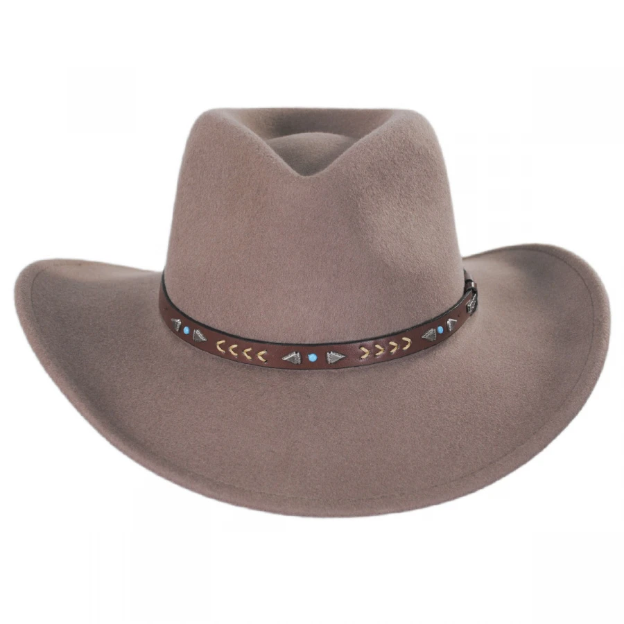 Broken Arrow Wool Felt Western Hat 3 Broken Arrow Wool Felt Western Hat