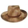 Scala Arizona Distressed Wool Felt Fedora Hat