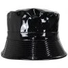 Scala Pluie Faux Leather Rain Bucket Hat