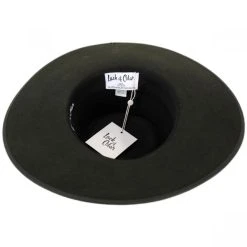 Wool Felt Rancher Fedora Hat - Forest Green 7 Wool Felt Rancher Fedora Hat - Forest Green -Bailey Hat Shop 385907