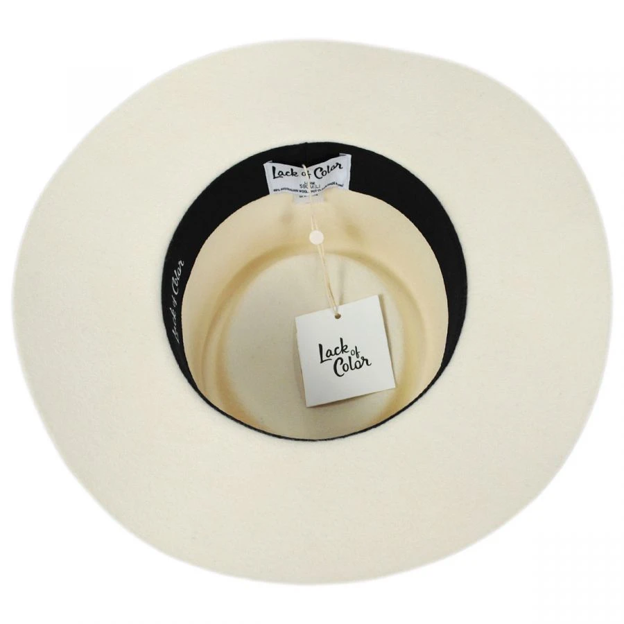 Lolita Wool Felt Boater Hat 5 Lolita Wool Felt Boater Hat - Image 3