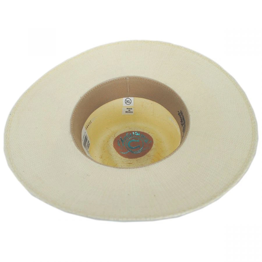 CHARLIE 1 HORSE Tribal Shantung Straw Fedora Hat 5 CHARLIE 1 HORSE Tribal Shantung Straw Fedora Hat - Image 3
