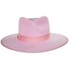Wool Felt Rancher Fedora Hat - Pink -Bailey Hat Shop 391132