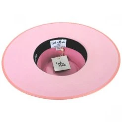 Wool Felt Rancher Fedora Hat - Pink -Bailey Hat Shop 391136