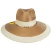 Scala Elgans Two-Tone Palm Straw Fedora Hat -Bailey Hat Shop 393269