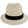 Scala Summerville Polybraid Fedora Hat -Bailey Hat Shop 393395