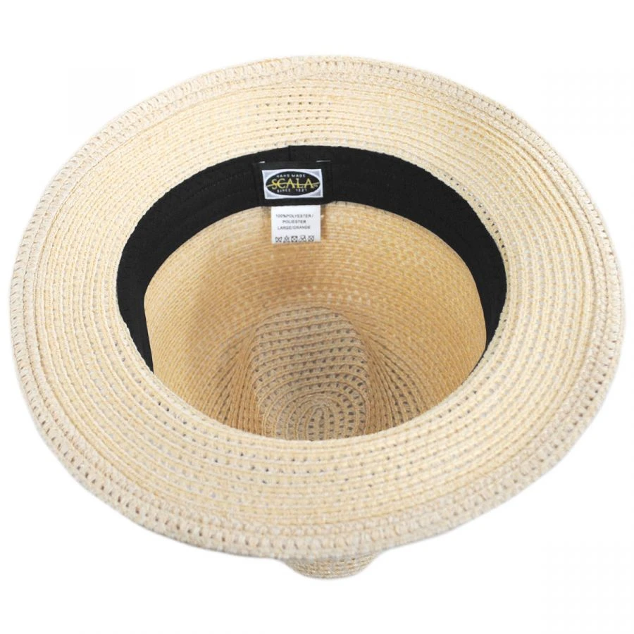 Scala Summerville Polybraid Fedora Hat 5 Scala Summerville Polybraid Fedora Hat - Image 3