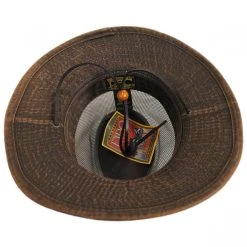 Yargo Weathered Cotton Mesh Blend Aussie Fedora Hat -Bailey Hat Shop 393426