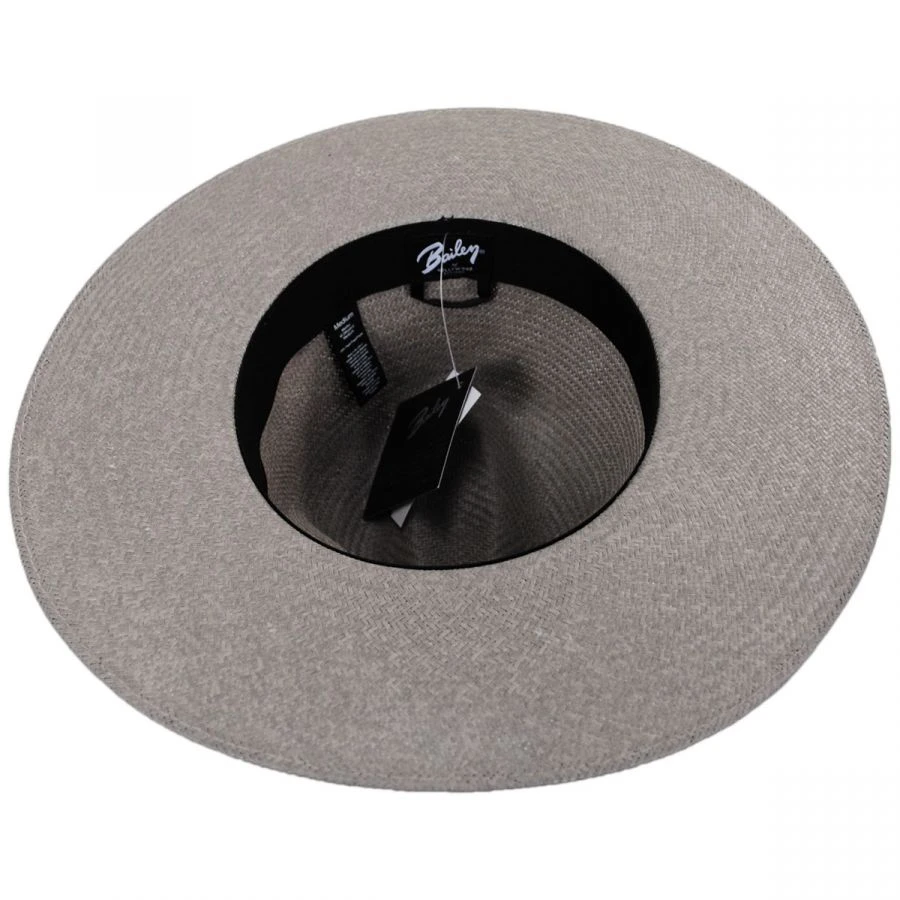Bailey Magness Shantung Straw Fedora Hat 5 Bailey Magness Shantung Straw Fedora Hat - Image 3