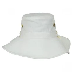 Broad Brim Hemp Fabric Sun Hat - Natural