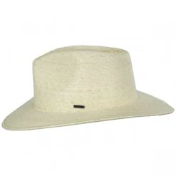 Marcos Palm Straw Fedora Hat - Natural -Bailey Hat Shop 399552