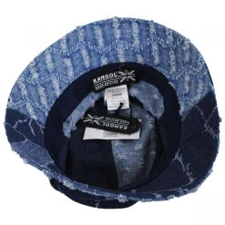 Kangol Patchwork Mashup Denim Cotton Bucket Hat -Bailey Hat Shop 400272