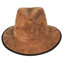 Stetson Chelan Suede Leather Safari Fedora Hat