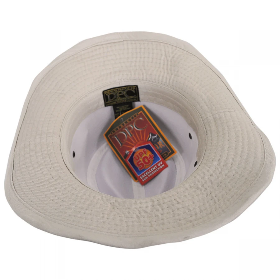 Cotton Twill Outback Fedora Hat 5 Cotton Twill Outback Fedora Hat - Image 3