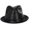 Lambskin Leather Fedora Hat -Bailey Hat Shop 401615