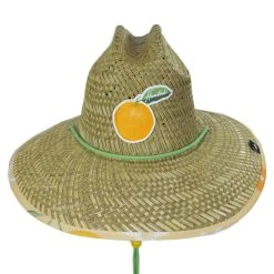 Squeeze Straw Lifeguard Hat