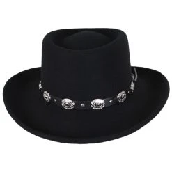 Crossfire Wool Felt Gambler Hat