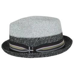 Bailey Rokit Toyo Straw Braid Trilby Fedora Hat -Bailey Hat Shop 404346
