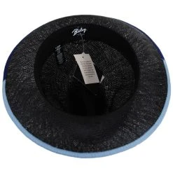 Bailey Hesmond Sisal Litestraw Fedora Hat - Black/Blue 7 Bailey Hesmond Sisal Litestraw Fedora Hat - Black/Blue -Bailey Hat Shop 405092