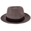 Bailey Ronit Toyo Straw Blend Trilby Fedora Hat -Bailey Hat Shop 405284