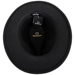 Messer Packable Wool Felt Fedora Hat - Black 7 Messer Packable Wool Felt Fedora Hat - Black -Bailey Hat Shop 407422