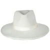 Jo Wool Felt Rancher Fedora Hat - Off White -Bailey Hat Shop 408629