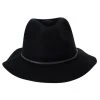 Wesley Wool Felt Floppy Fedora Hat - Black 2 Wesley Wool Felt Floppy Fedora Hat - Black -Bailey Hat Shop 409937