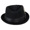 Stout Wool Felt Diamond Crown Fedora Hat 1 Stout Wool Felt Diamond Crown Fedora Hat -Bailey Hat Shop 410055