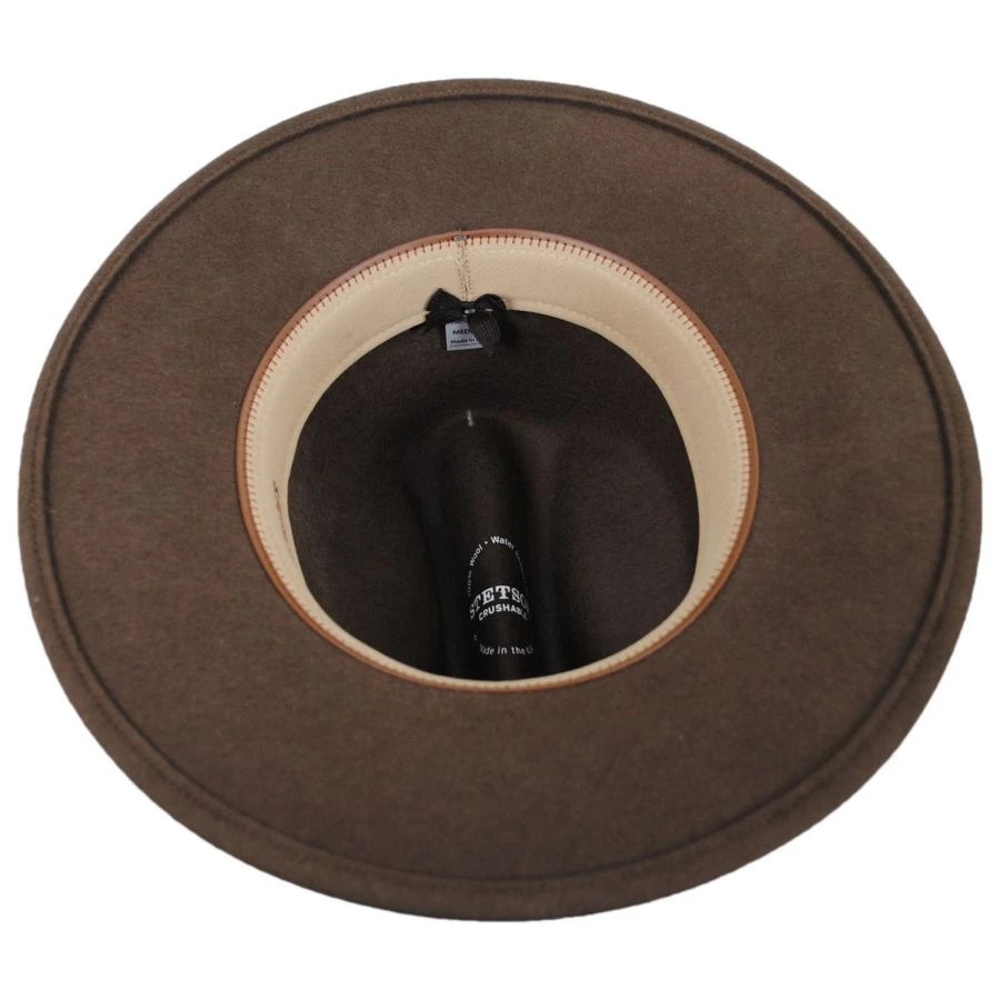 Stetson Mitchum Crushable Wool Felt Western Hat 5 Stetson Mitchum Crushable Wool Felt Western Hat - Image 3