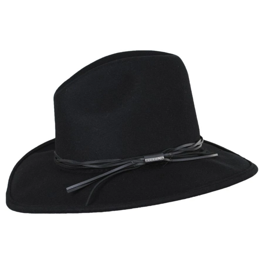 Stetson Gus Crushable Wool Felt Western Hat 4 Stetson Gus Crushable Wool Felt Western Hat - Image 2