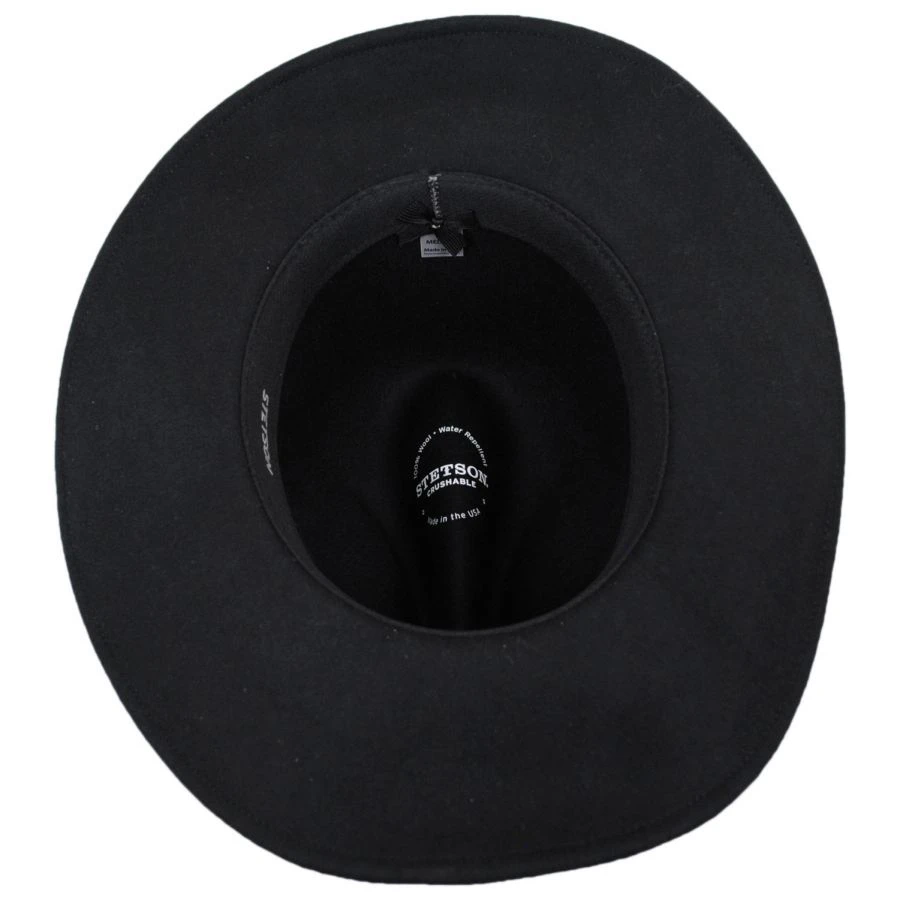Stetson Gus Crushable Wool Felt Western Hat 5 Stetson Gus Crushable Wool Felt Western Hat - Image 3