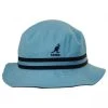 Kangol Stripe Lahinch Cotton Bucket Hat - Light Blue -Bailey Hat Shop 412758