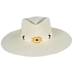 Stetson Sol Wide Brim Wool Felt Fedora Hat