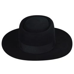 Bailey Walsh Polished Wide Brim Wool Felt Pork Pie Hat -Bailey Hat Shop 414836