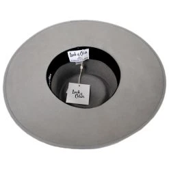 Wool Felt Rancher Fedora Hat - Gray -Bailey Hat Shop 415706