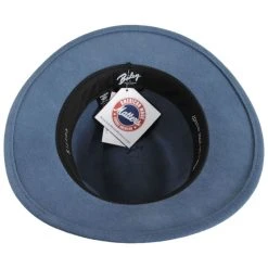 Bailey Curtis Wool LiteFelt Safari Fedora Hat - Light Blue -Bailey Hat Shop 416376