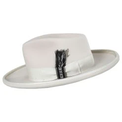 Alternative view of RENEGADE Cote Pencil Curl Brim Wool Felt Fedora Hat
