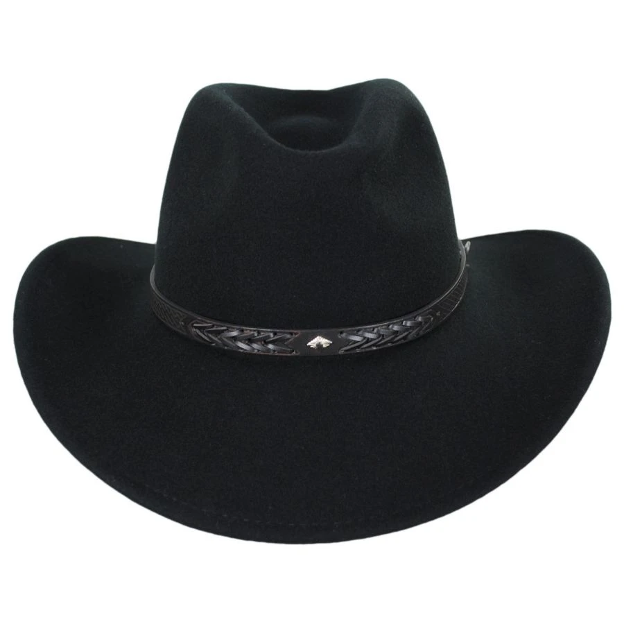 Wyatt Wool Felt Western Cowboy Hat 3 Wyatt Wool Felt Western Cowboy Hat