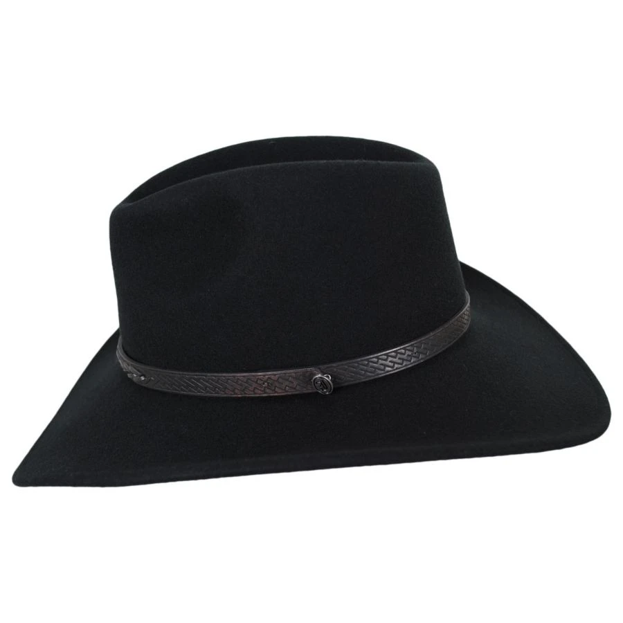 Wyatt Wool Felt Western Cowboy Hat 4 Wyatt Wool Felt Western Cowboy Hat - Image 2