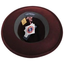 Michele Wool Felt Fedora Hat - Dark Brown -Bailey Hat Shop 418247