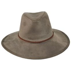 Vegan Suede Safari Fedora Hat -Bailey Hat Shop 419064